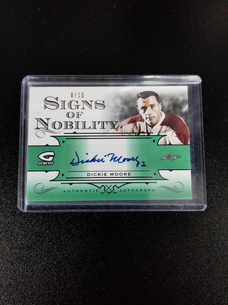 2016 LEAF GENESIS - SIGNS OF NOBILITY - #SN-DM1 - D. MOORE - #'D/10 - AUTOGRAPH