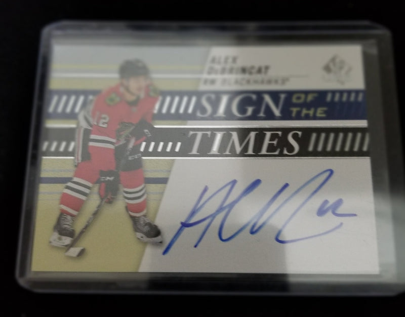 2019 UPPER DECK SP AUTHENTIC HOCKEY -  SIGN OF THE TIMES - A. DEBRINCAT -