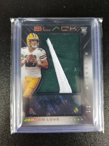 2020 PANINI BLACK - SIZEABLE - J. LOVE - #SS-JLO - #'D/2 - NIKE SWOOSH PATCH - AUTOGRAPH - RC