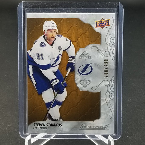 2019 UPPER DECK ENGRAINED - S. STAMKOS - #8 - #'D/299