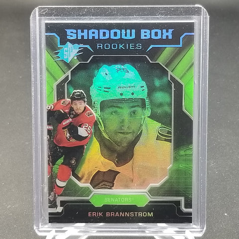 2019 UPPER DECK SPX - GREEN SHADOW BOX ROOKIES - E. BRANNSTROM - #S-EB