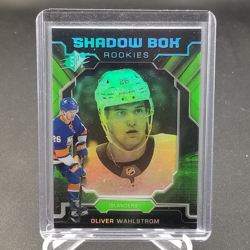 2019 UPPER DECK SPX - GREEN SHADOW BOX ROOKIES - O. WAHLSTROM -
