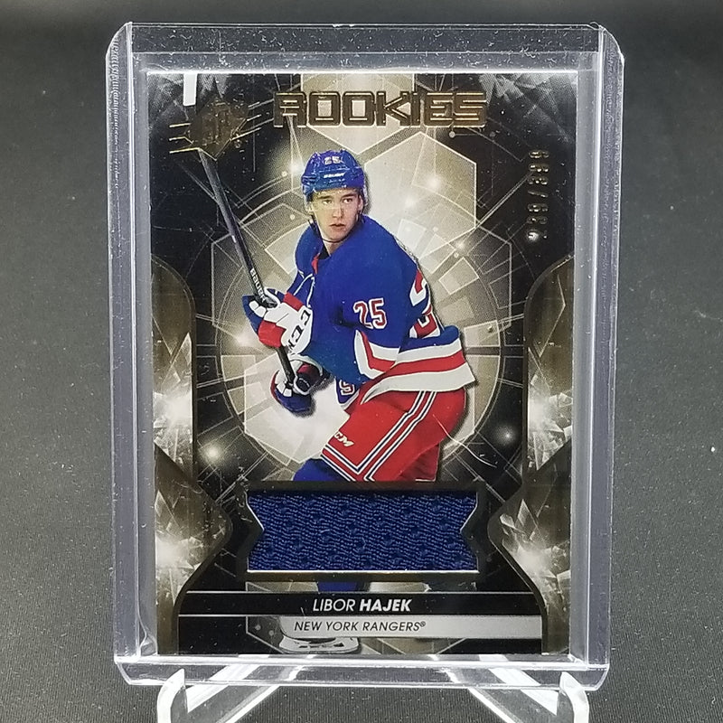 2019 UPPER DECK SPX - ROOKIES - L. HAJEK - #62 - #'D/399 - RELIC - RC