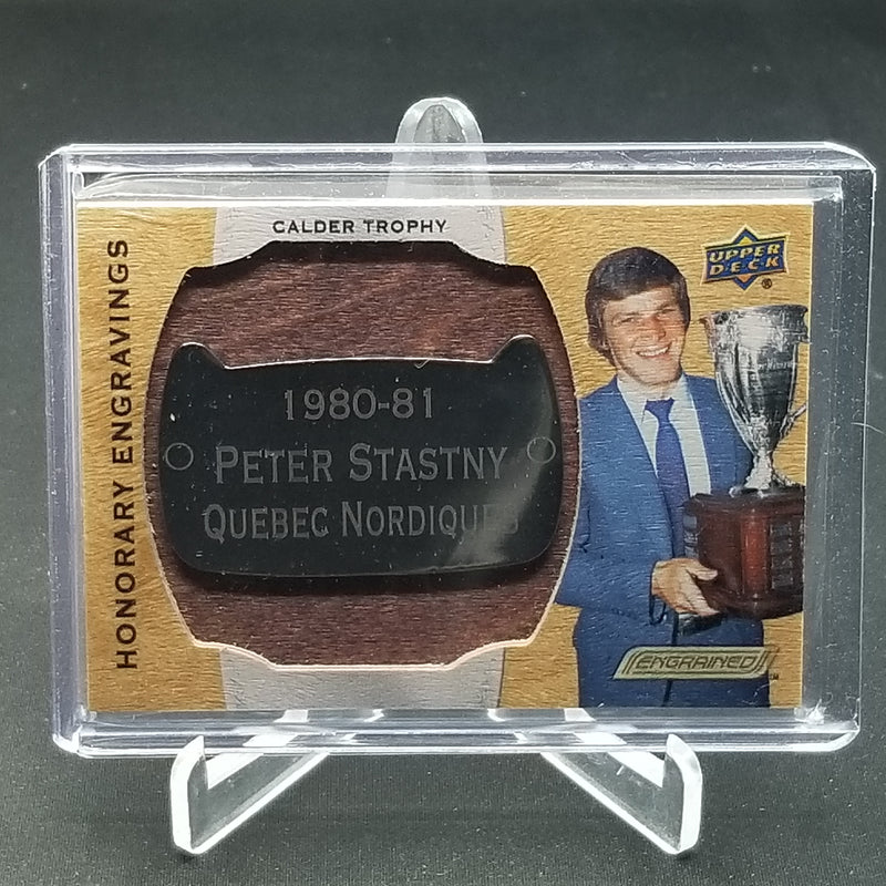 2019 UPPER DECK ENGRAINED - HONOR ENGRAVINGS - P. STASTNY - #HE-CM81 - #'D/100