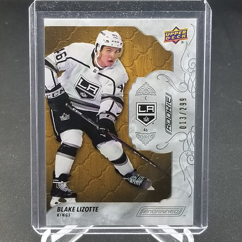 2019 UPPER DECK ENGRAINED - B. LIZOTTE - #62 - #'D/299 - RC