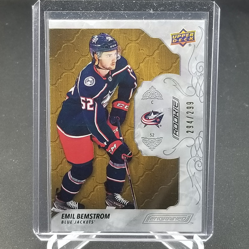 2019 UPPER DECK ENGRAINED - E. BECKSTROM - #58 - #'D/299 - RC