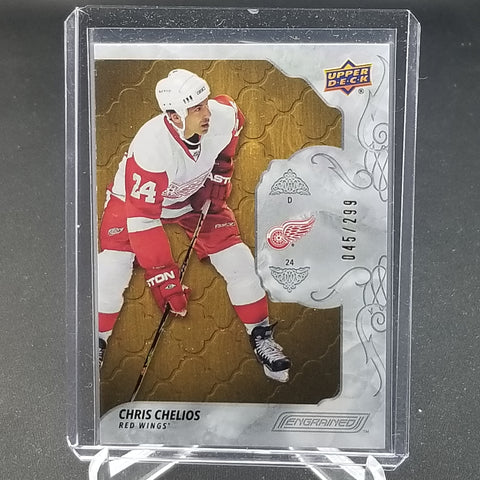 2019 UPPER DECK ENGRAINED - C. CHELIOS - #33 - #'D/299
