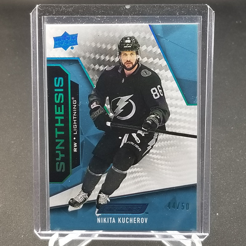 2019 UPPER DECK ENGRAINED - BLUE SYNTHESIS - N. KUCHEROV - #S-5 - #'D/50