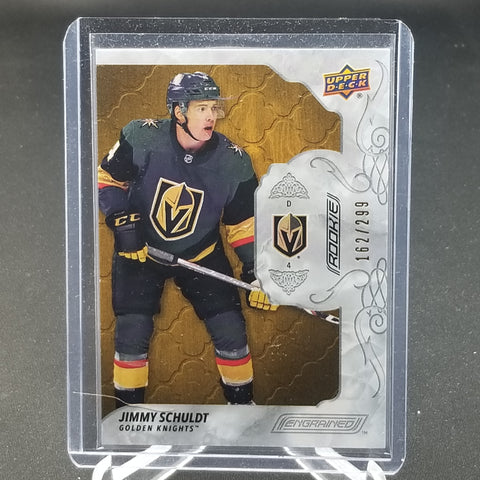2019 UPPER DECK ENGRAINED - J. SCHULDT - #76 - #'D/299 - RC