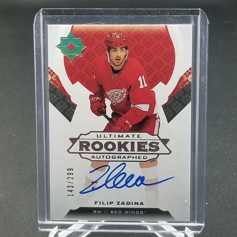 2019 UPPER DECK ULTIMATE COLLECTION - ULTIMATE ROOKIES AUTOGRAPHED - F. ZADINA - #179 - #'D/299 - AUTOGRAPH - RC