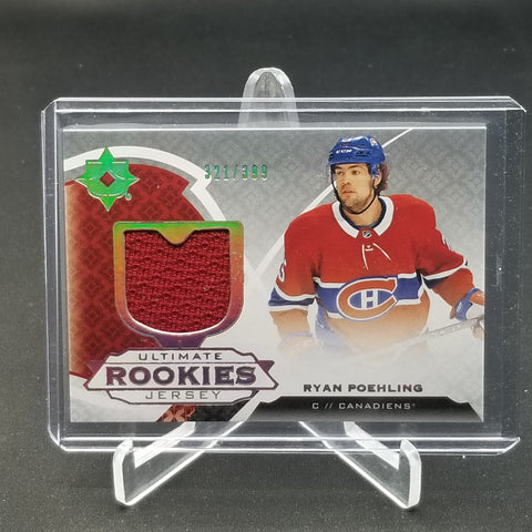 2019 UPPER DECK ULTIMATE - ULTIMATE ROOKIES JERSEY - R. POEHLING - #193 - #'D/399 - RELIC - RC