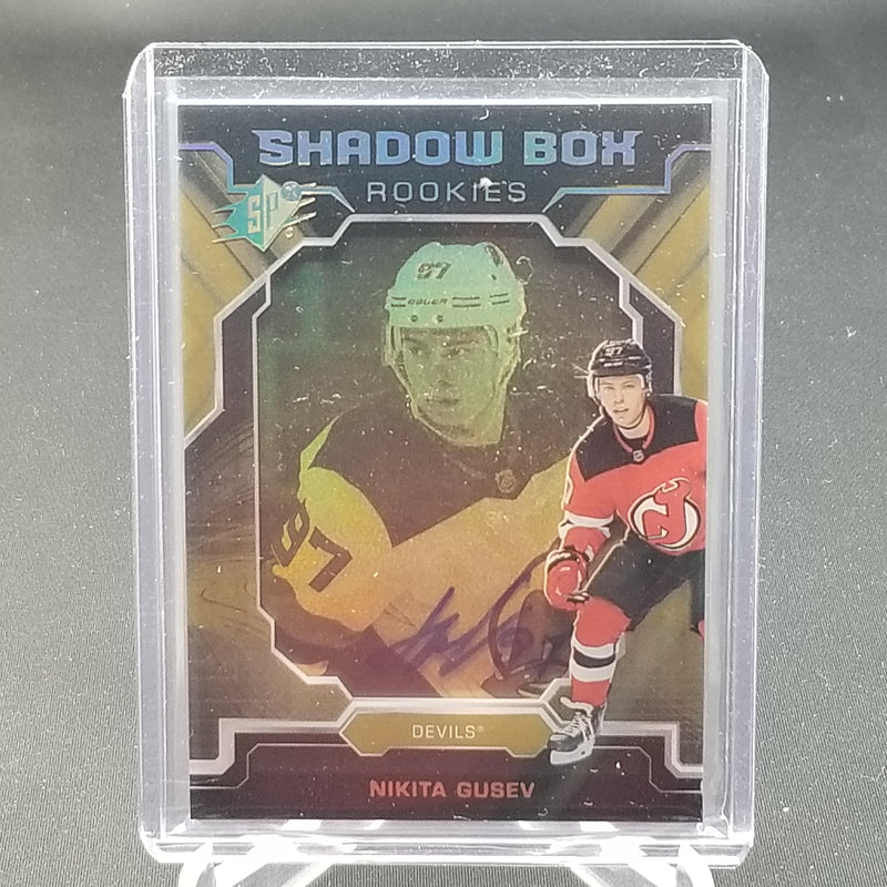 2019 UPPER DECK SPX - SHADOW BOX ROOKIES - N. GUSEV - #S-NG - #'D/150 - AUTOGRAPH - RC