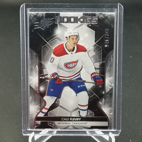 2019 UPPER DECK SPX - ROOKIES - C. FLEURY - #87 - #'D/349 - RC