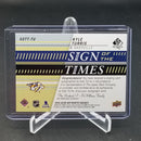 2019 UPPER DECK SP AUTHENTIC - SIGN OF THE TIMES - K. TURRIS -