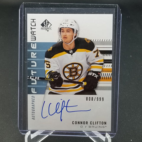 2019 UPPER DECK SP AUTHENTIC - FUTURE WATCH - C. CLIFTON - #198 - #'D/999 - AUTOGRAPH - RC