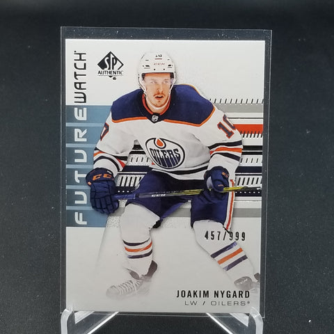2019 UPPER DECK SP AUTHENTIC - FUTURE WATCH - J. NYGARD - #206 - #'D/999 - RC