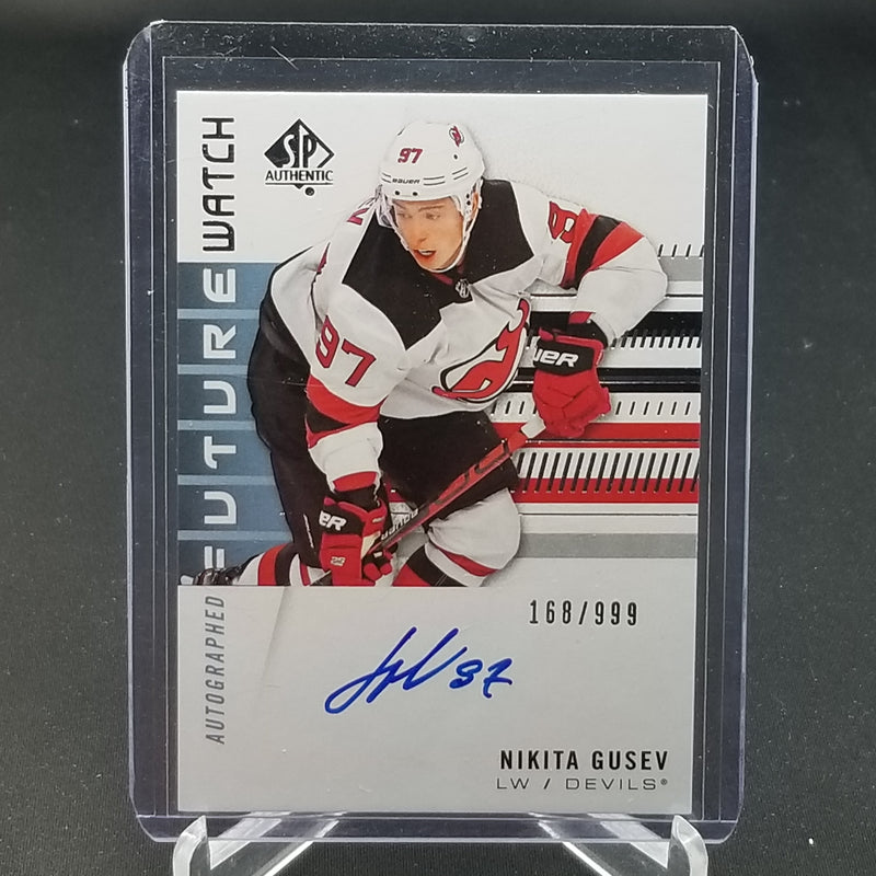 2019 UPPER DECK SP AUTHENTIC - FUTURE WATCH - N. GUSEV - #214 - #'D/999 - AUTOGRAPH - RC