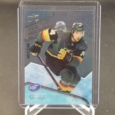 2019 UPPER DECK ICE - ICE PREMIERES - N. HAGUE - #123 - #'D/249 - RC
