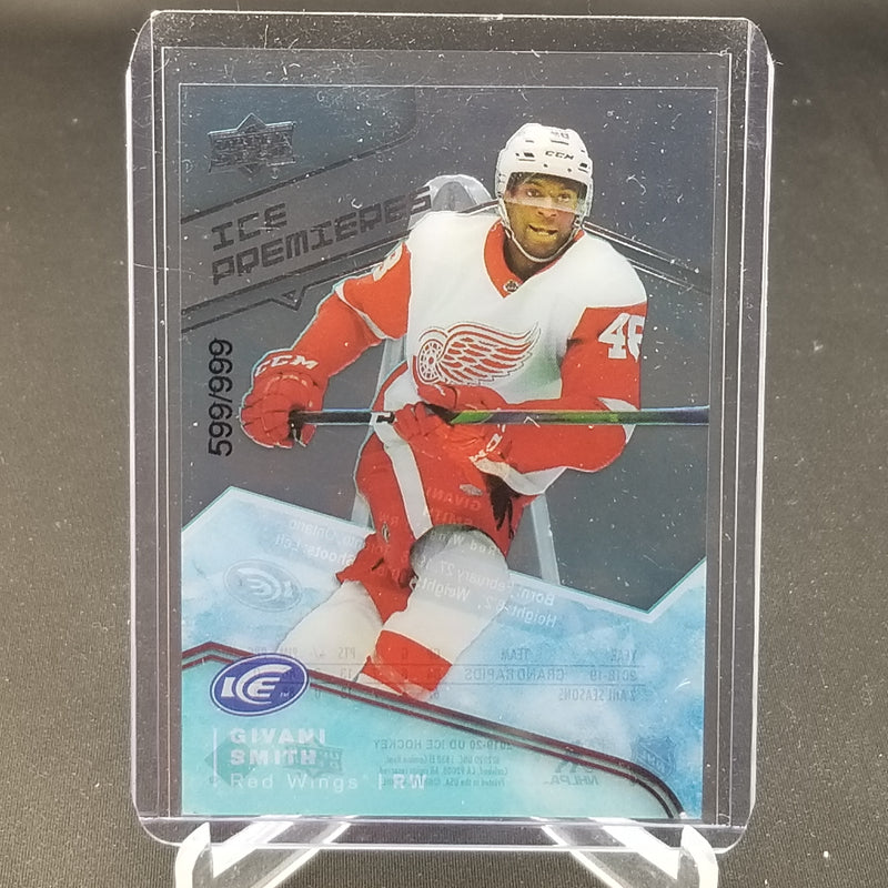 2019 UPPER DECK ICE - ICE PREMIERES - G. SMITH - #65 - #'D/999 - RC