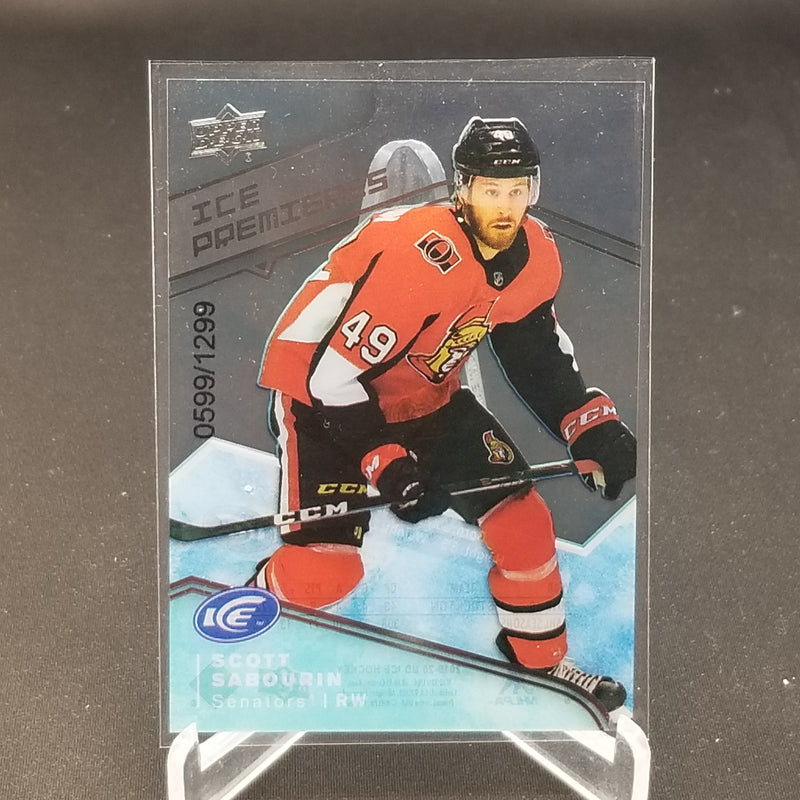 2019 UPPER DECK ICE - ICE PREMIERES - S. SABOURIN - #54 - #'D/1299 - RC
