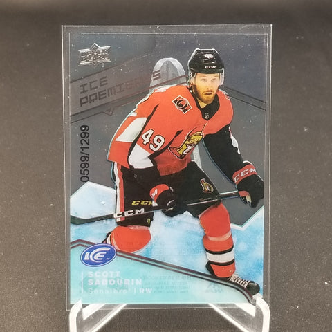 2019 UPPER DECK ICE - ICE PREMIERES - S. SABOURIN - #54 - #'D/1299 - RC