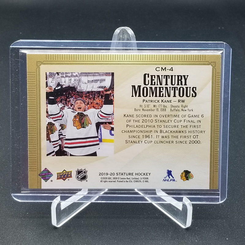 2019 UPPER DECK STATURE - CENTURY MOMENTOUS - P. KANE - #CM-4 - #'D/20