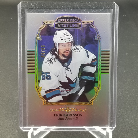 2019 UPPER DECK STATURE - E. KARLSSON - #67 - #'D/85