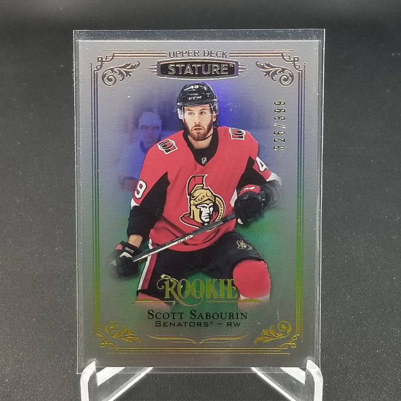 2019 UPPER DECK STATURE - ROOKIE - S. SABOURIN - #141 - #'D/399 - RC