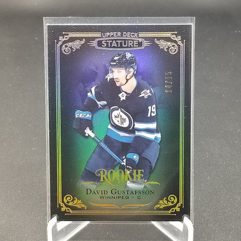 2019 UPPER DECK STATURE - BLACK - D. GUSTAFSSON - #155 - #'D/15 - RC