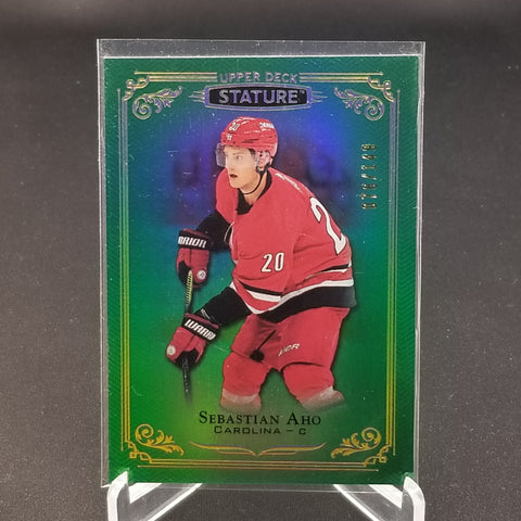 2019 UPPER DECK STATURE - GREEN - S. AHO - #19 - #'/D149