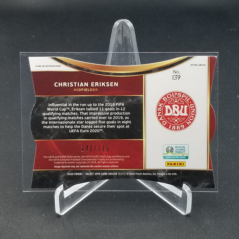 2020 PANINI SELECT EURO - MEZZANINE - GREEN PRIZM - C. ERIKSEN - #139 - #'D/149