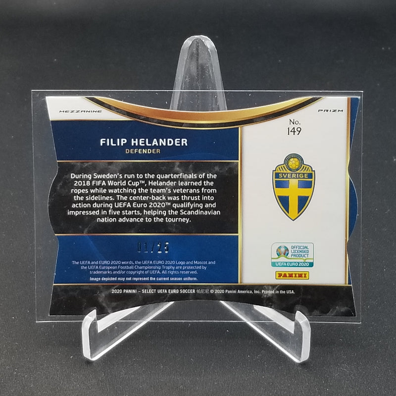 2020 PANINI SELECT EURO - MEZZANINE - TIE-DYE PRIZM - F. HELANDER - #149 - #'D/25 - RC