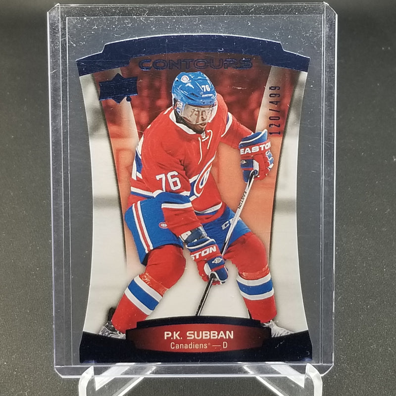 2015 UPPER DECK CONTOURS - P. SUBBAN - #35 - #'D/499
