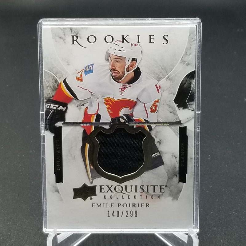 2015 UPPER DECK EXQUISITE - ROOKIES - E. POIRIER - #R-EP - #'D/299 - RELIC - RC