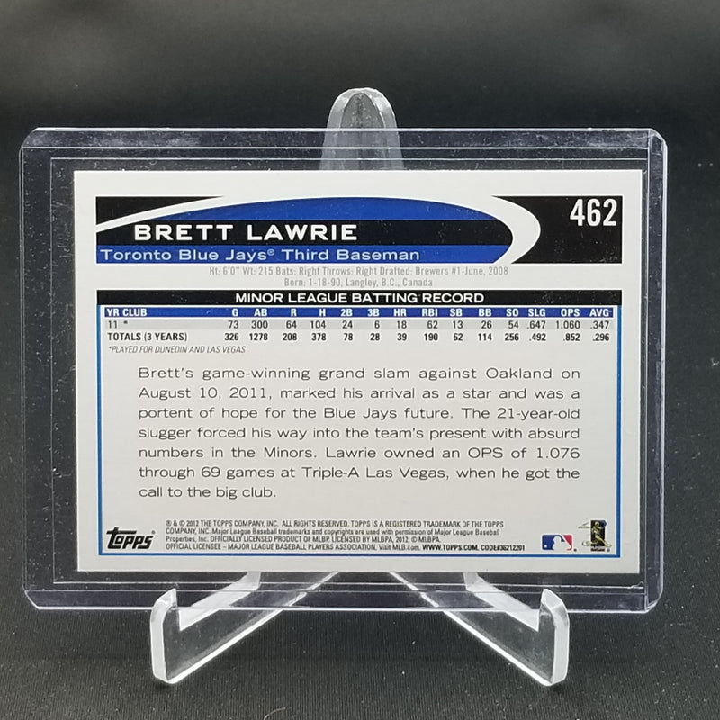 2012 TOPPS - B. LAWRIE -