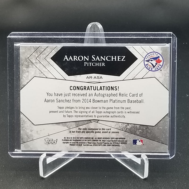 2014 TOPPS BOWMAN PLATINUM - A. SANCHEZ -