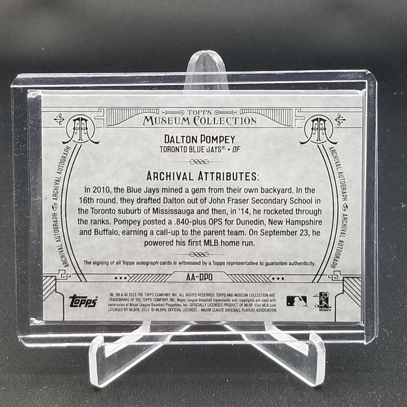2015 TOPPS MUSEUM COLLECTION - D. POMPEY - #AA-DPO - #'D/399 - AUTOGRAPH