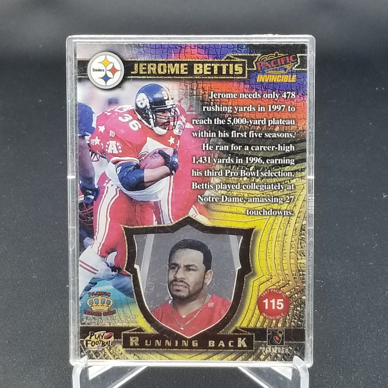1997 PACIFIC - INVINCIBLE - PLATINUM - J. BETTIS -