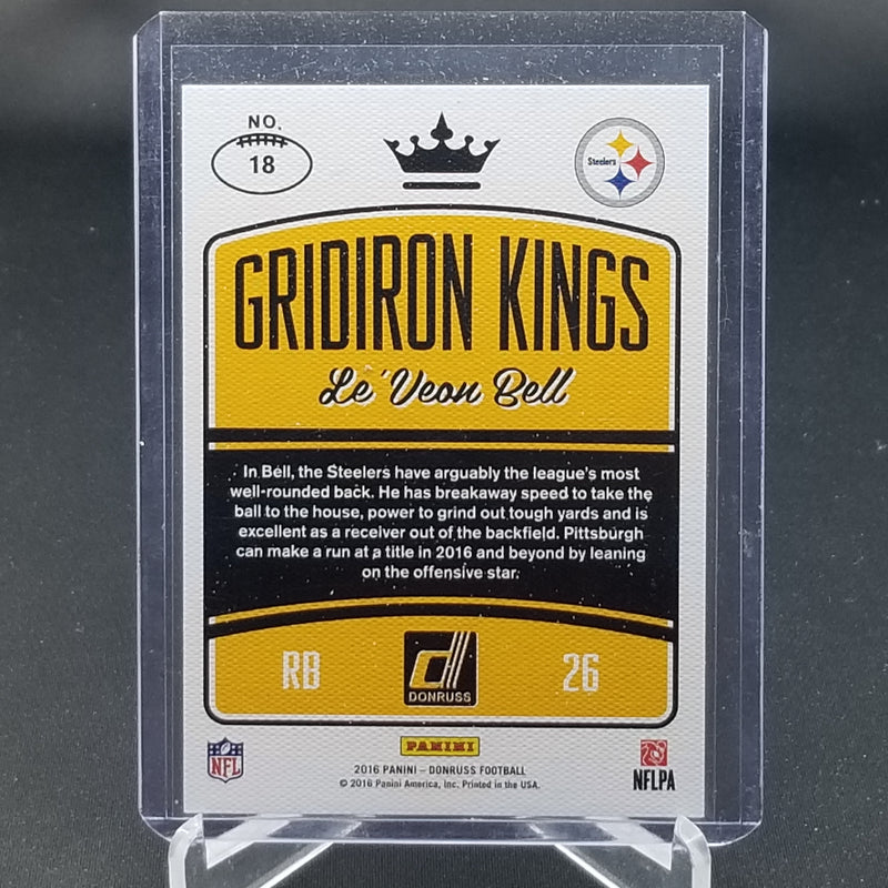 2016 PANINI DONRUSS - GRIDIRON KINGS - L. BELL - #18 - #'D/250