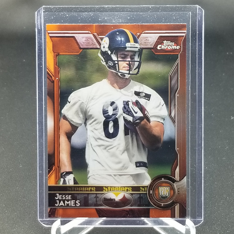 2015 TOPPS CHROME - ORANGE - J. JAMES -