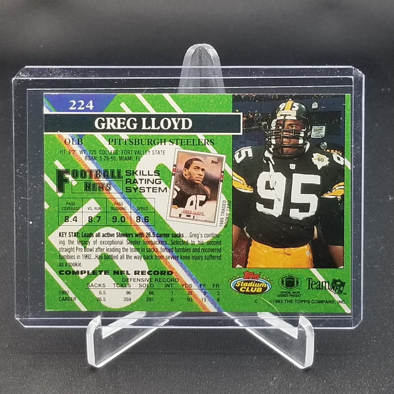 1993 TOPPS STADIUM CLUB - G. LLOYD -