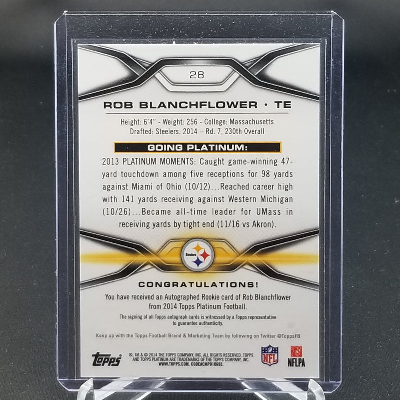 2014 TOPPS PLATINUM - B. BLANCHFLOWER -