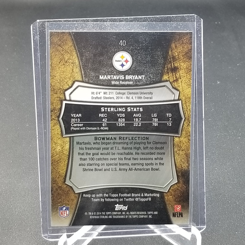 2014 TOPPS BOWMAN STERLING - M. BRYANT - #40 - #'D/99 - RC