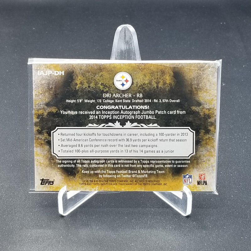 2014 TOPPS INCEPTION - D. ARCHER -