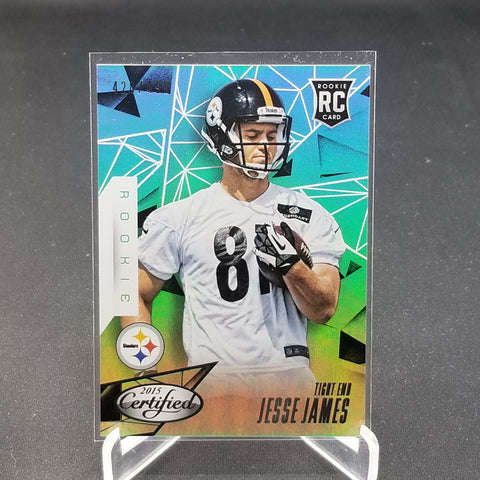 2015 PANINI CERTIFIED - SILVER - J. JAMES - #152 - #'D/499 - RC