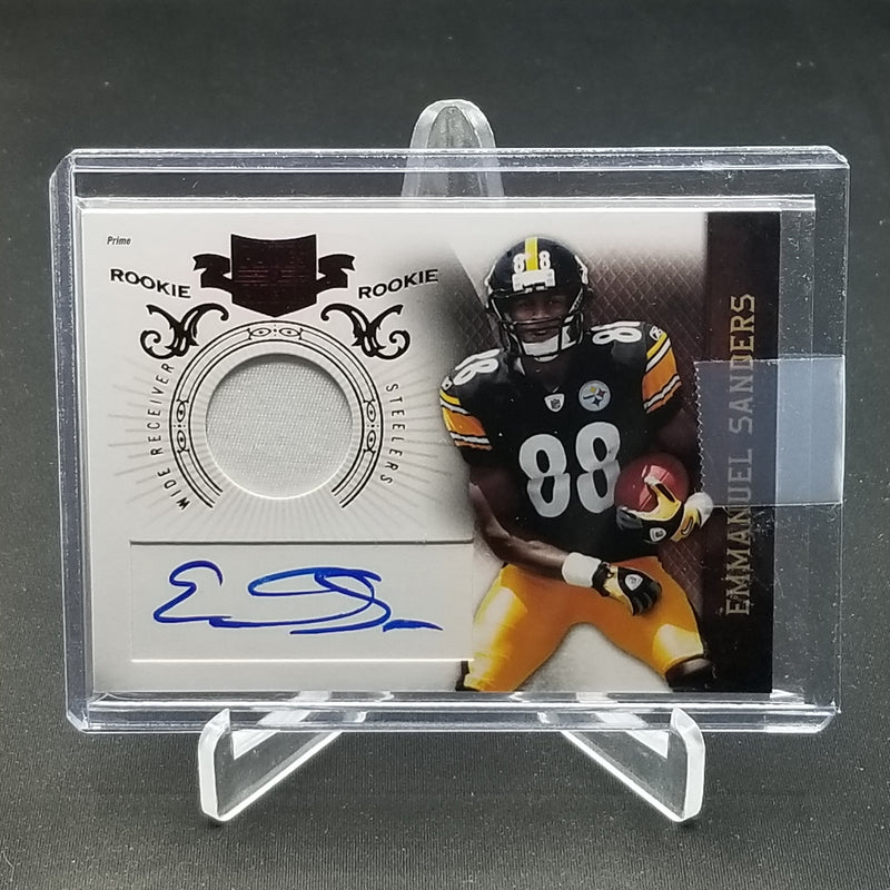 2010 PANINI PLATES & PATCHES - E. SANDERS - #212 - #'D/699 - RELIC - AUTOGRAPH - RC