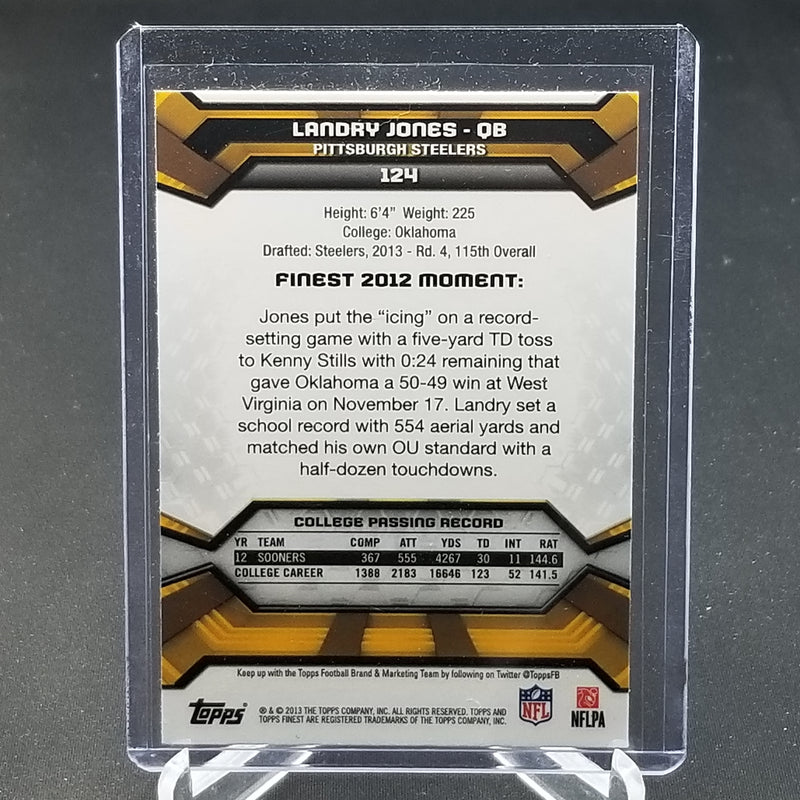 2013 TOPPS FINEST - L. JONES -