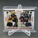 2011 PANINI PRESTIGE - LEAGUE LEADERS - R. MENDENHALL / S. JACKSON - #8 - #'D/200 - DUAL RELIC