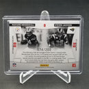 2011 PANINI PRESTIGE - LEAGUE LEADERS - R. MENDENHALL / S. JACKSON - #8 - #'D/200 - DUAL RELIC