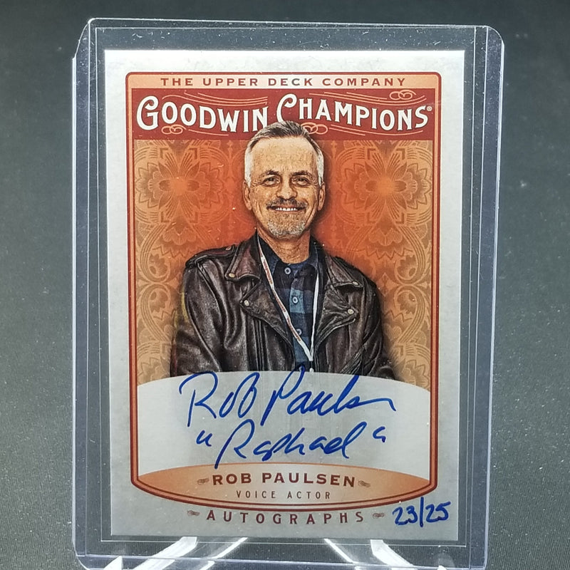 2019 UPPER DECK GOODWIN CHAMPIONS - R. PAULSEN - #A-PA - #'D/25 - AUTOGRAPH